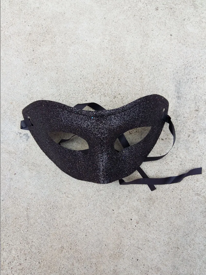 Högkvalitativ Mask Venetian Party Mask Unisex Sparkle Masquerade Venetian Halloween Mask Glitter Mardi Gras kostym