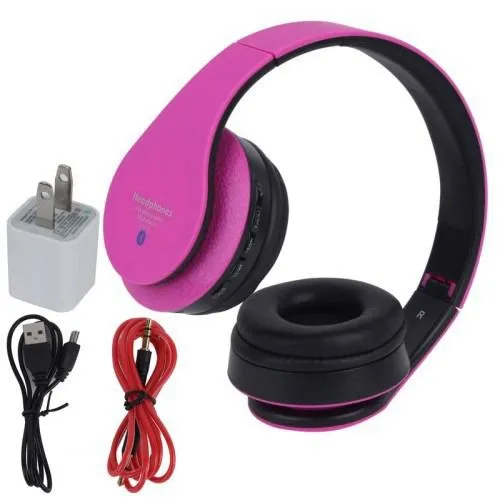 4 in 1 Draadloze Bluetooth Stereo FM Headset Handsfree Hoofdtelefoon Oortelefoon Oordopjes met Microfoon voor iPhone Galaxy HTC V650