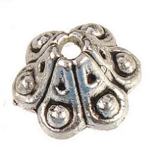 Beads de metal Caps Silver para hacer las cuentas de la joyería Vintage Antigüedad Nuevo DIY Fashion Jewelry Hallazgos y accesorios Fin Caps 8 * 5mm 400pcs