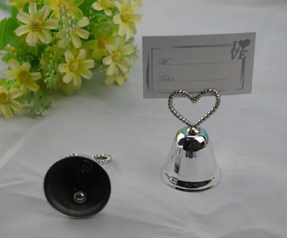 Creative Wedding Bell Place Card Photo Holder Wedding Decoration Party Ceremony Supplies