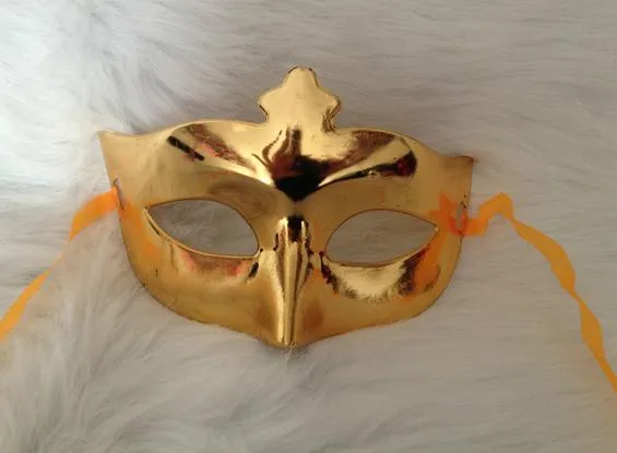 Fashion women gentleman Party Christmas solid mask Mardi gras Halloween masquerade gents plain mask new festive event supplies drop shipping