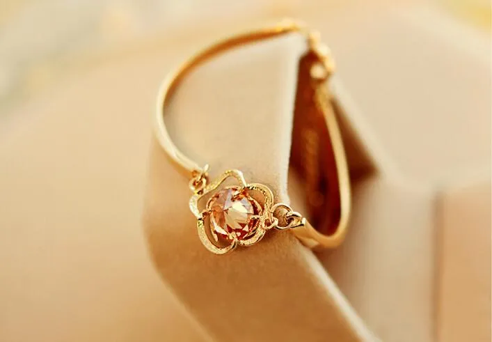 2018 nova moda jóias mulheres bracelete de pulseira de jóias rosa pulseira clássico tipo camellia pulseira 