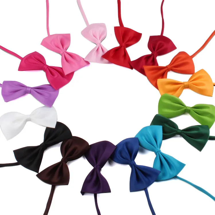 dog applase solid color butterfly pet cat puppy cog bow tie bow supplies pe06