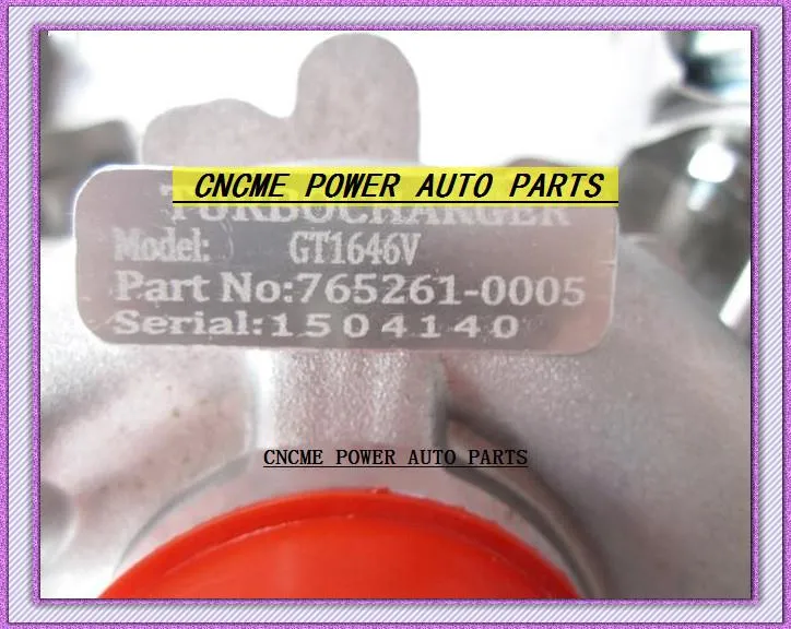 TURBO GT1646V 765261 75686 756867-0003 765261-0005 아우디 A3 VW 골프 V 제타 V 탁월한 II 좌석 레온 2003 용 터보 차저 - BMP BMM BVD 2.0L TDI