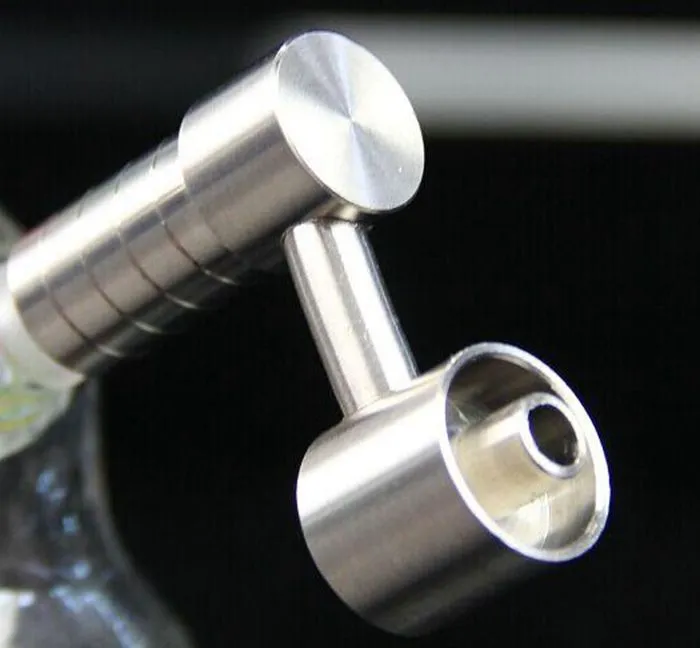 Groothandel hoge kwaliteit 14mm18mm vrouwelijke titanium nagel silika zijarm koepelloze titanium nagel water pijpen accessoires