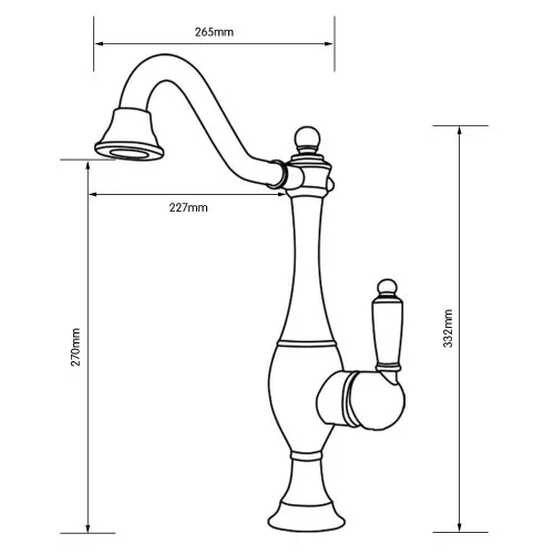 2015 New Arrival High Quality Water saving Brass Deck Mounted Oil Rubbed Bronze Kitchen Faucet ORB Sink Mixer Tap