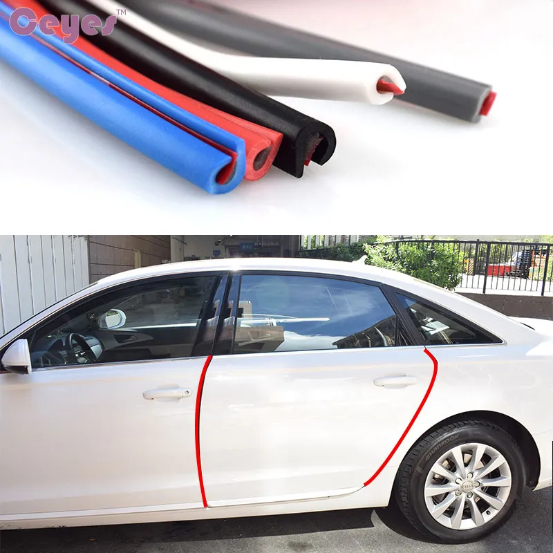 8 Mt Autotür Gummi Bumper Strips Tür Kantenschutz Streifen Auto Schutz Auto  Tür Anti Scratch Schutzfolie Auto Styling Moulding Von 8,63 €