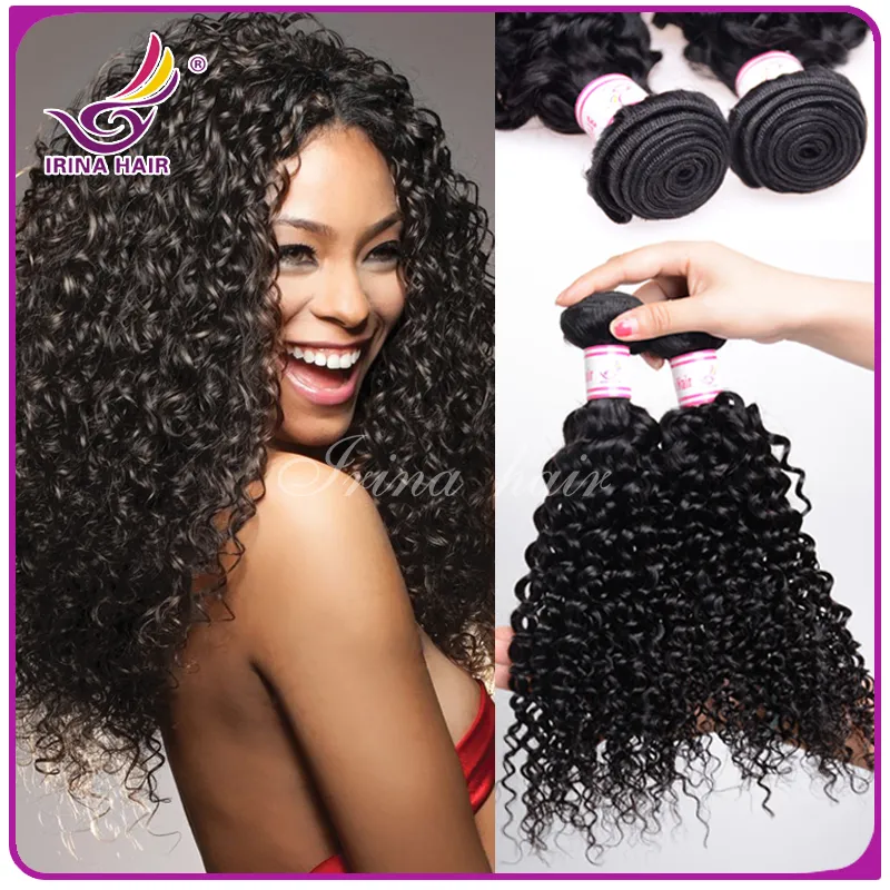 50OffNew Extensions de cheveux bouclés 100 cheveux vierges brésiliens crépus bouclés péruvien malaisien indien mongol crépus bouclés H9354663