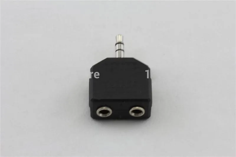 Adapter audio Split w dwóch kablu audio 3.5mm Connect Headset Line Audio 3.5mm Mężczyzna do żeński Drut audio 3,5 mm Mężczyzna do 2 * 3,5 mm Kobieta