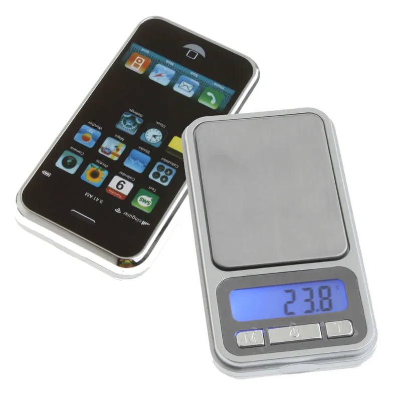 Portable LCD électronique numérique poche bijoux pièce or diamant téléphone portable balance de poids balances de pondération 500g x 0.1g, Dandys