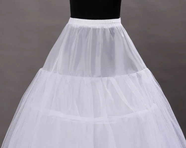 Cheap In Stock Bridal Petticoat Tiers Cascading Ruffles Ball Gown Petticoat 2016 New Crinoline Petticoat Under Bridal Wedding Dres215u