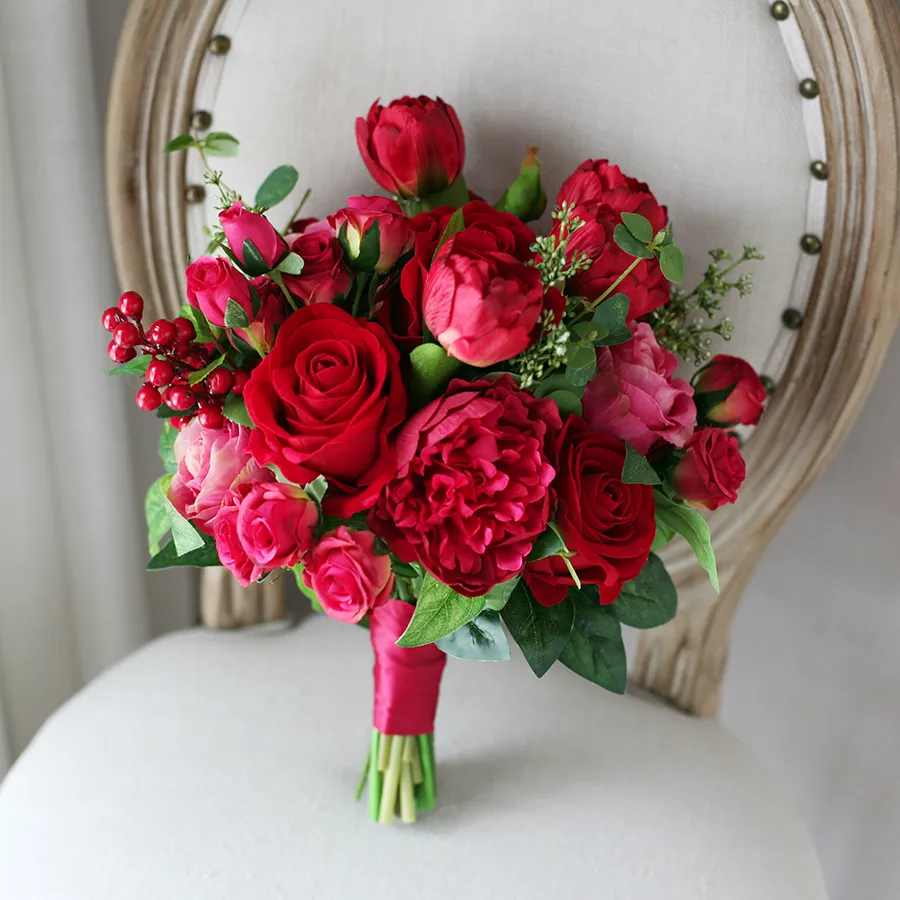 Bouquet di cristalli di rose di fiori da sposa, bacchetta per damigella d' onore della sposa acquista in modo economico - spedizione gratuita, recensioni reali con foto