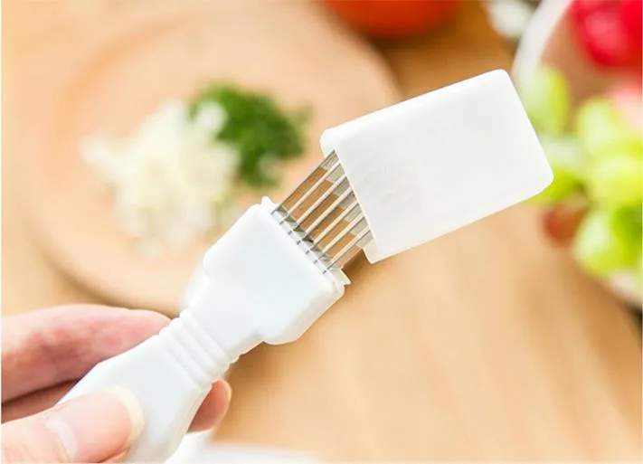 thumbnail image 2 of Shred Silk The Knife, 2025 Upgraded Anti Slip Stainless Steel Green Onion Cutter, Multipurpose 2 of 13