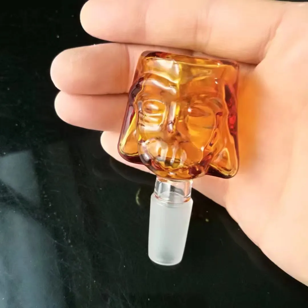 Der neue Ghost Head Großhandel Glasfarbe Blister, Bongs Ölbrenner Glaspfeifen Wasserpfeifen Glaspfeife Bohrinseln Rauchen Kostenloser Versand