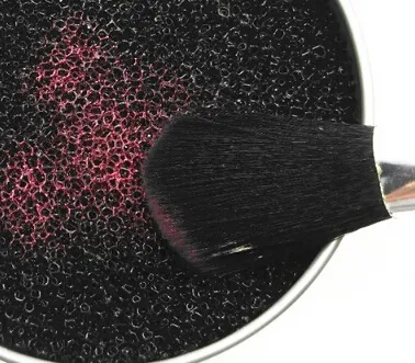 E nouveauté 2017 offre spéciale pinceau de maquillage couleur propre fard à paupières éponge outil nettoyant ombre commutateur Solo éponge dissolvant couleur du pinceau #83768