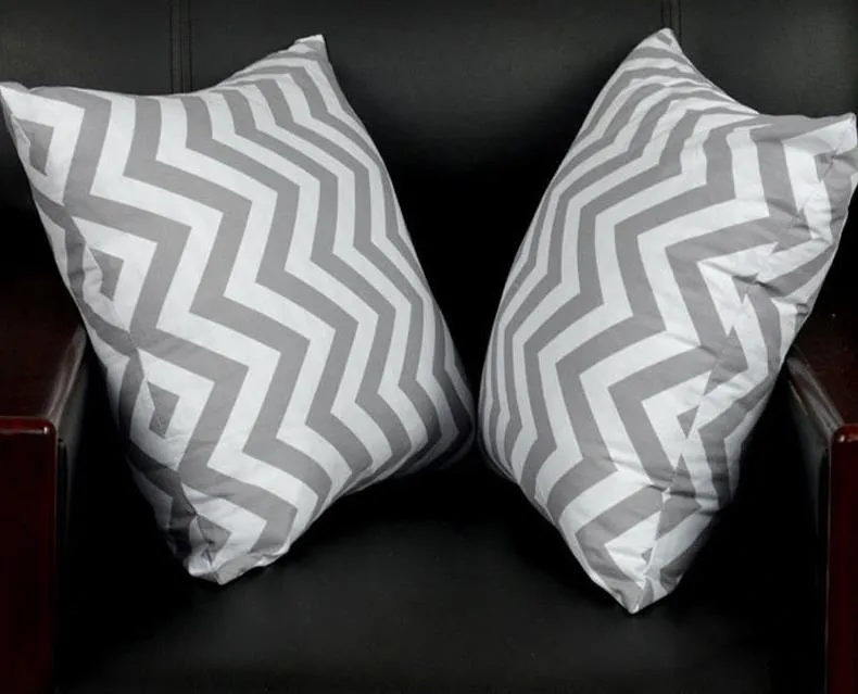 حالة وسادة CUSHION CHEVRON WAVE CUSTER CASHION CASES FASHT