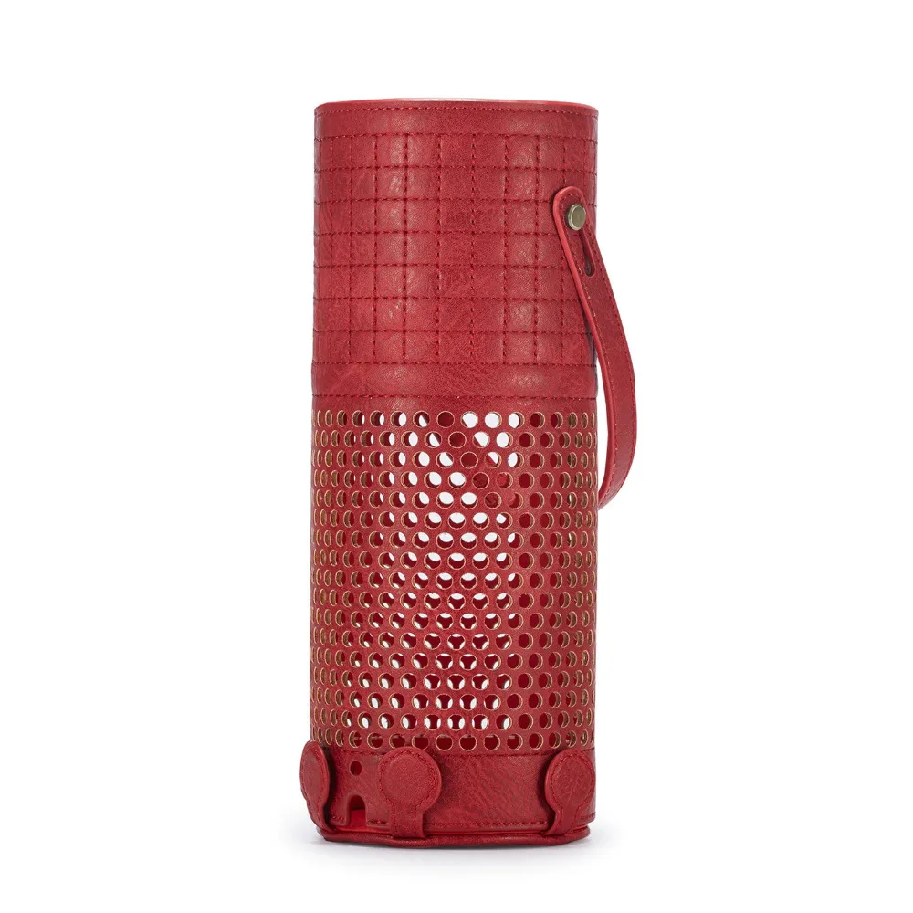 Großhandel hochwertige PU-Leder-Tragetasche für Echo Plus Lautsprecher-Hülle, Tasche, Handtasche, Aufbewahrungsbox
