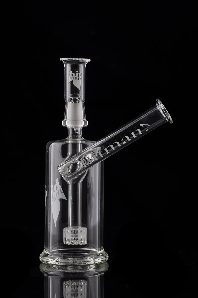 Hookahs Glass Bong Glass Water Rura Hitman Glass Bong z matrycowymi perc Hookahs Bong