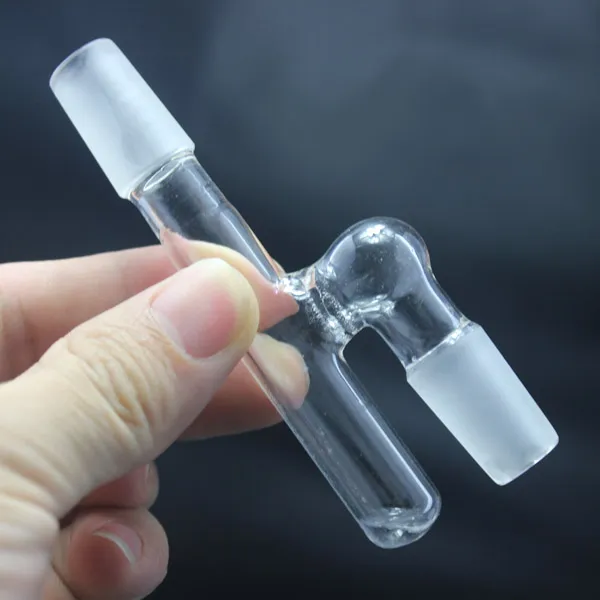 Adaptateur de récupérateur de narguilés en verre 18mm taille de joint mâle à femelle déroulant pour bangs en verre