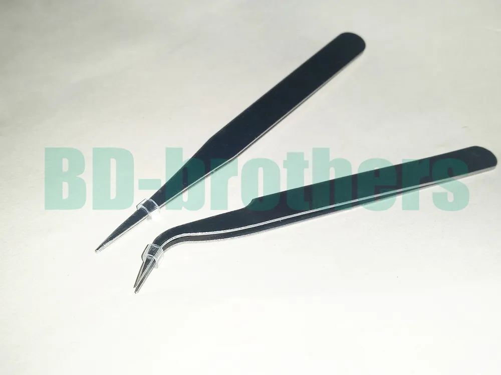 115mm TS12 raka huvud / ts15 Curved Head Pincett Nipper utan paket för telefonreparation DIY Repair Tools / 