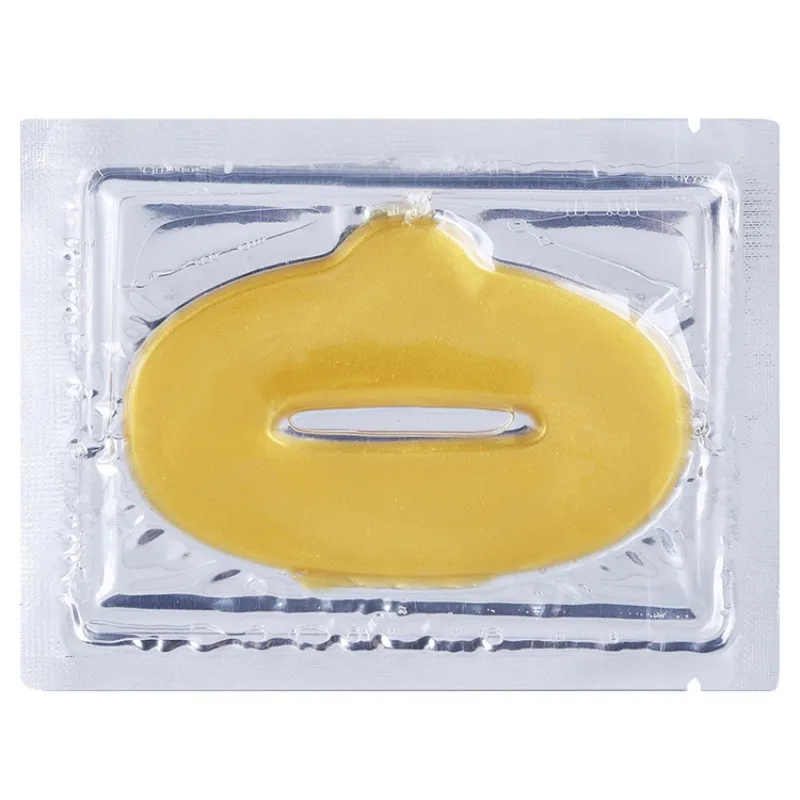 New Gold Powder Gel Collagen Lip Mask Masks Sheet Patch