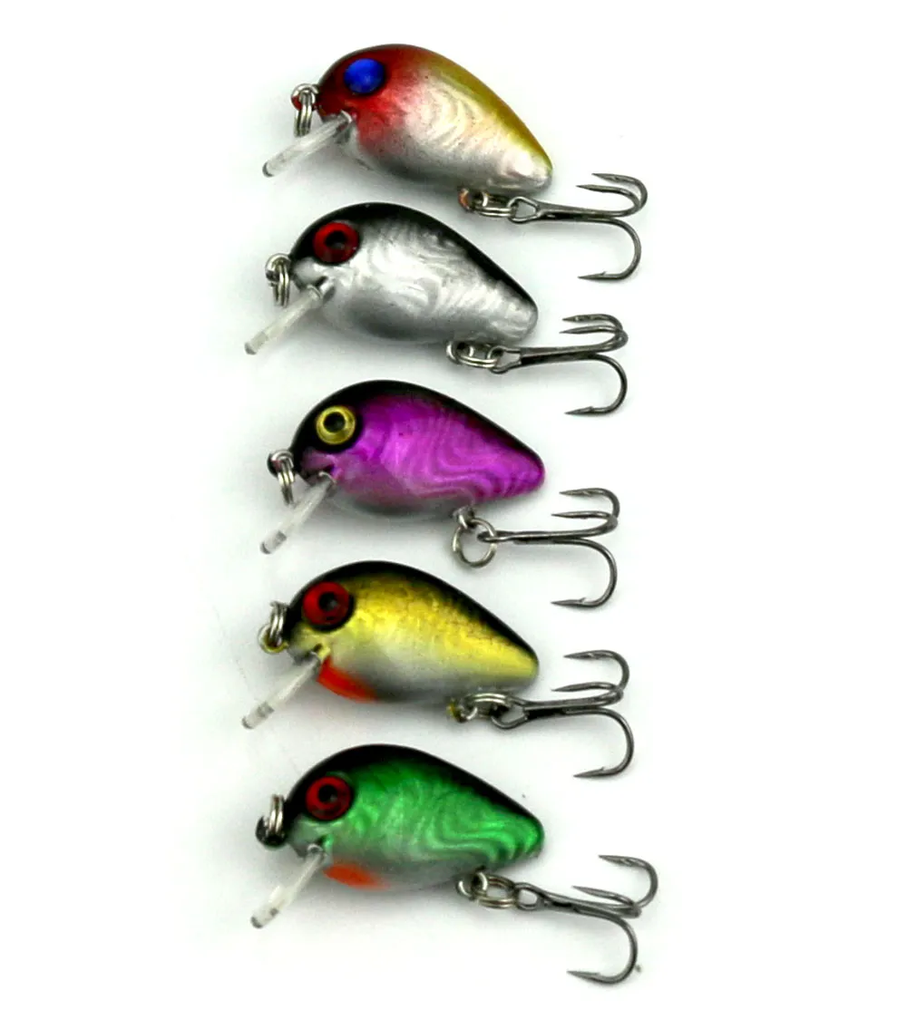 Przynęty połowowe 7 sztuk 4.5 cm / 4,2G 5 sztuk 3 cm / 1.5g ISCA Sztuczne twarde Crank Przynęty Wobblerze Wędkarstwo Wędkarstwo Przynęty Crankbait Pesca Przynęty