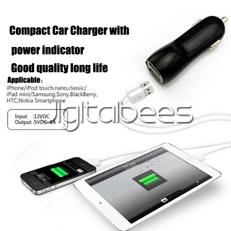 Duckbill Car Charger 2 Ports Cigarette 21a Chargers Micro Dual USB -адаптер флеш -сосок двойной USB -порт для телефона PAD7175939