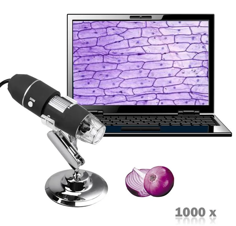 Mega Pixels 1000X 8 LED USB Digital Microscope Endoscope Camera Microscopio Magnifier Z P4PM+Retail Box