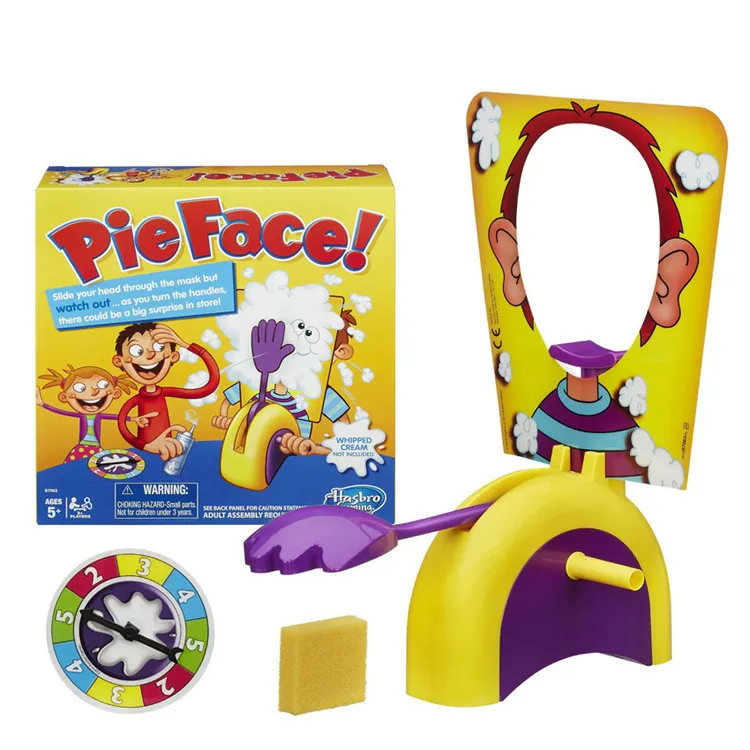 Korea Running Man Pie Face Game Pie Face Cream On Her Face Hit The Send Machine Paternity Toy