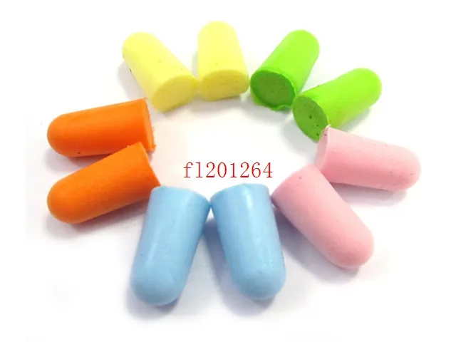 DHL fedex Soft Sponge Ear Plugs Tapered Travel Sleep Noise Prevention Earplugs