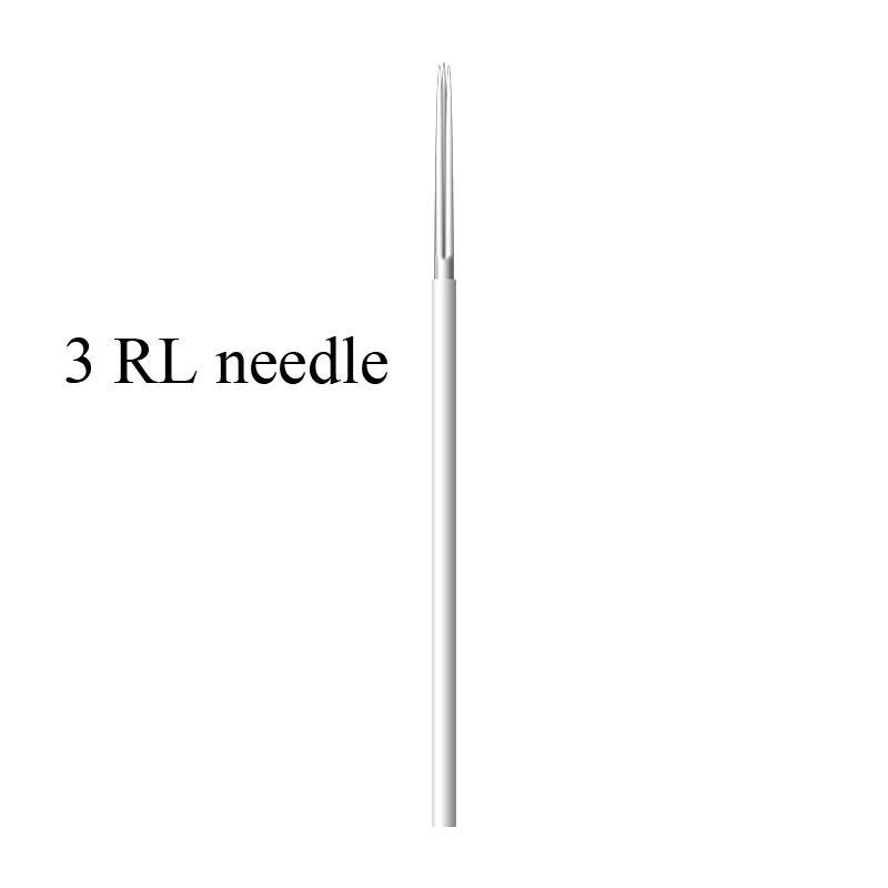 Microblading Accessories Eyebrow Tattoo Needle Round Tattoo Needle Stainless Steel Microblading Needles Match Tattoo 3RL