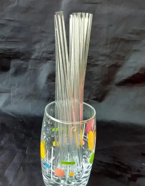 new Thick transparent glass pipe , glass Hookah / glass bong parts, length 20cm, spot sales