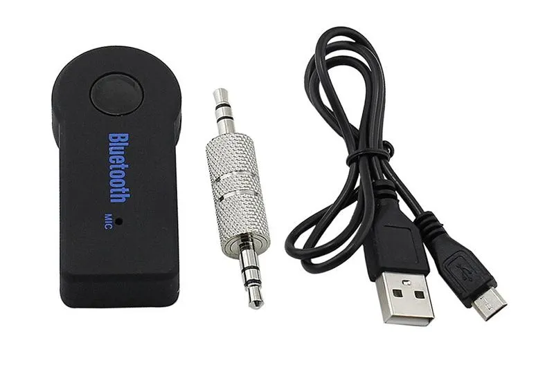 Universal 3.5mm Audio Music Receiver Adapter Auto Aux Streaming A2DP Kit för högtalare hörlurar för telefon MP3