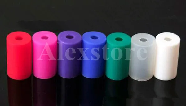 Silicone Mouthpiece Cover Silicon Drip Tip Disposable Colorful Plastic Rubber Test Tips Cap Tester Individually Pack For CE Clearomizer