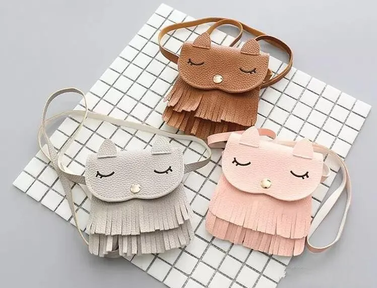 Schattige Kinderen Portemonnee Kleine Meisjes Konijn Messenger Bags Baby Meisjes Kat Messenger Bags Dier Mode Decoratie Zakken Geschenken