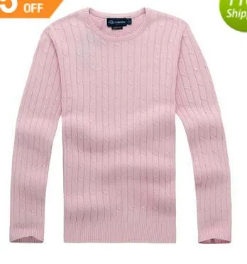 new high quality mile wile polo brand men's twist sweater knit cotton sweater jumper pullover sweater Small horse game