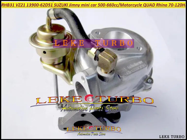 Turbo Turbocharger Cartridge CHRA RHB31 VZ21 13900-62D51 voor Suzuki 4JF1 ALTO JIMNY Grand Vitara Auto 500-660CC Motorcycle Quad Rhino 120HP