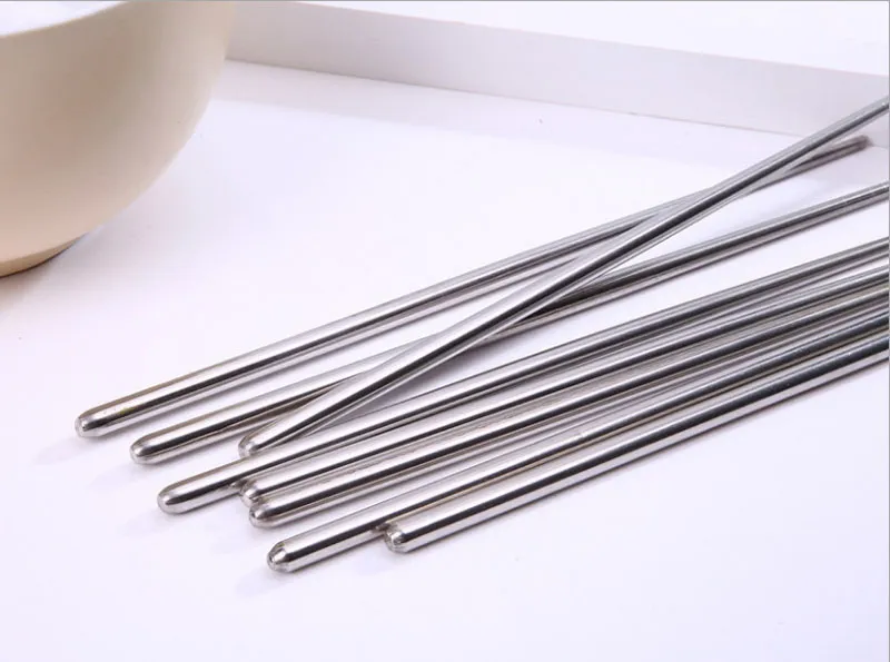 Newest Fashion Stainless Steel Chopsticks Tableware Wedding Favors Gift With Retail Package For Guest ZA5422