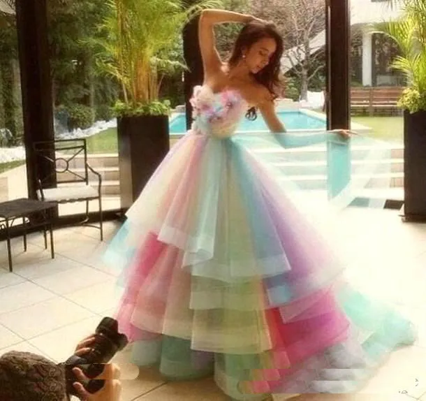 Colorful ball hotsell gowns