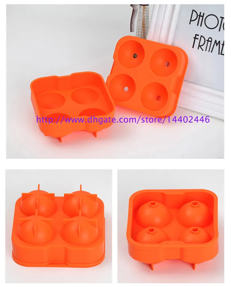 Ice Cube Ball Drinking Wine Tray Brick Round Maker Mold Sphere Mould Party Bar Silicone