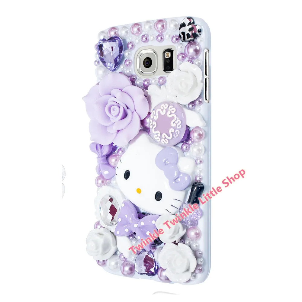 New Hot Cute  S6 edge Case Crystal Case For Samsung Galaxy S6 edge Phone Cases Accessories Protector Galaxy S6 edge 6
