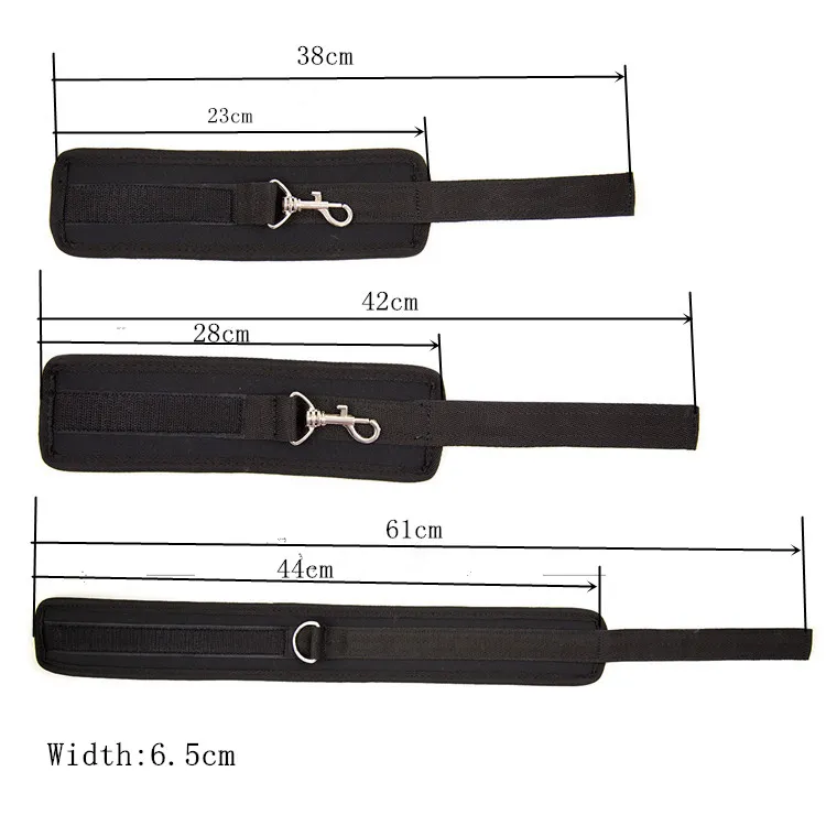 Rostfritt stål Metall Spreader Bar BDSM Bondage Kit Slave Rollplay Neck Collar Handbojor Ankel manschetter Sexuella övergrepp för Cou3484597