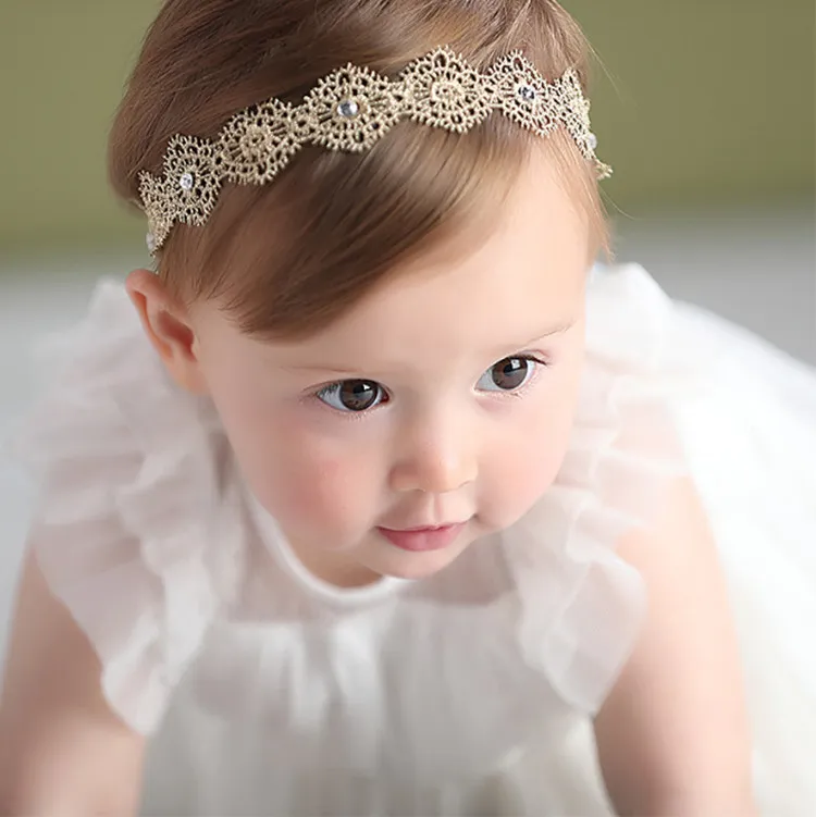 2017 nouveau bébé coréen enfant bande de cheveux diamant filles bande de cheveux coiffure en gros