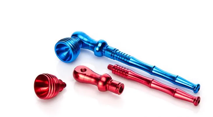 Nouveau type de tuyau de filtre en alliage de zinc disponible dans une variété de couleurs