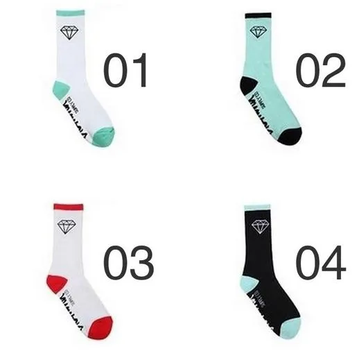 Diamond Terry Socks Tutkicken Stockings Atletik Erkekler Kadın Basketbol Futbol Skeçat Spor Pamuk Yüksek Yardım Çorap Damlası Deniz Nakliye 