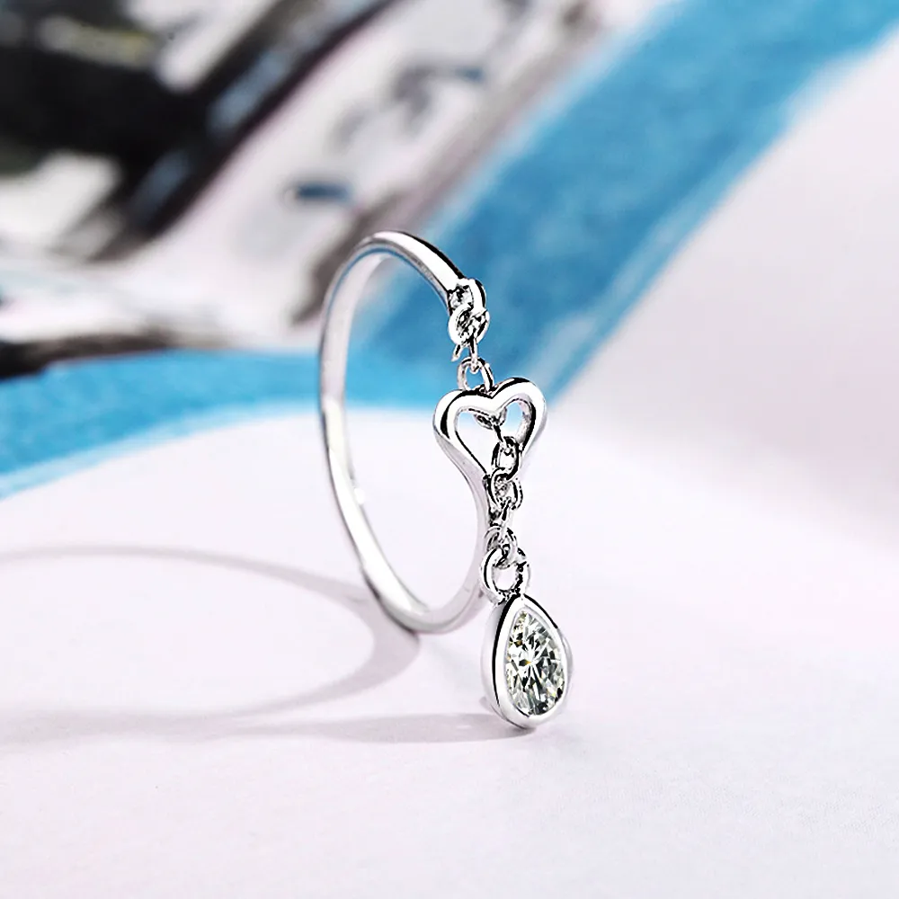 Jewelry Factory Beautiful Charm 925 silver Drizzle Ring jewelry Lowest price Fashion 1815