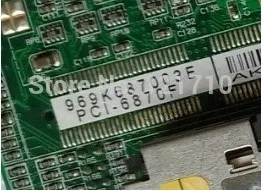 Placa de equipamentos industriais PCI-6870F 969K687003E metade do tamanho da placa de CPU