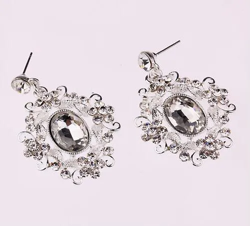 Bridal Accessories Tiaras Earrings Accessories Wedding Jewelry Sets cheap price fashion style bride hair dress HK82