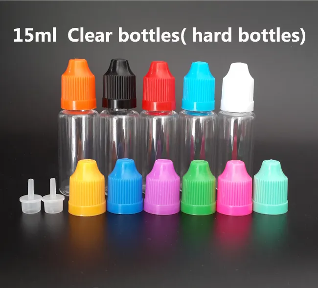 5ml 10ml 15ml 20ml 30ml 50ml animal de estimação clara garrafa vazia gotas de conta-gotas com tampa à prova de criança e pontas finas para e líquido