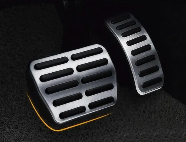 per Volkswagen Polo 2011-2017 pedale della frizione in lega di alluminio, pedale dell'acceleratore, pedana dell'auto, pedale del freno